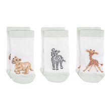 Load image into Gallery viewer, Wrendale Designs Little Savannah African Animal Baby Socks
