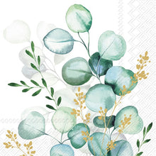 Load image into Gallery viewer, IHR Eucalyptus Bouquet Cocktail Napkin
