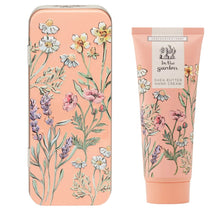 Load image into Gallery viewer, Heathcote &amp; Ivory In the Garden Hand Cream in Embossed Tin
