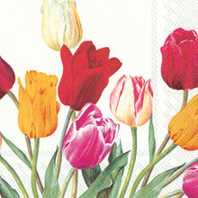 Load image into Gallery viewer, IHR Tulips White Lunch Napkin
