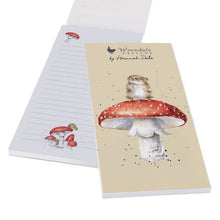 Load image into Gallery viewer, Wrendale &#39;He&#39;s a Fun-gi&#39; Mouse Magnetic Shopping Listpad
