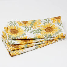 Load image into Gallery viewer, Mahogany Sunflower Napkin Set
