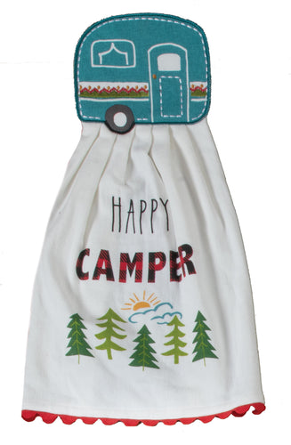 KayDee Designs Happy Camper Hang-ups Kitchen Towel