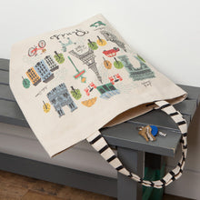 Load image into Gallery viewer, Danica Now Designs Meet Me in Paris Tote Bag

