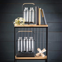 Load image into Gallery viewer, Sullivans Modern &amp; Metal Bottle Vase Set
