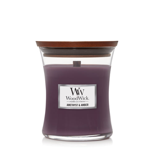 Woodwick Amethyst Amber Hourglass Candle