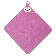 Load image into Gallery viewer, Zoocchini Hooded Baby Towel Penguin
