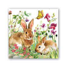 Load image into Gallery viewer, Bunny Meadow Paper Napkins
