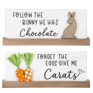Follow the Bunny Sign