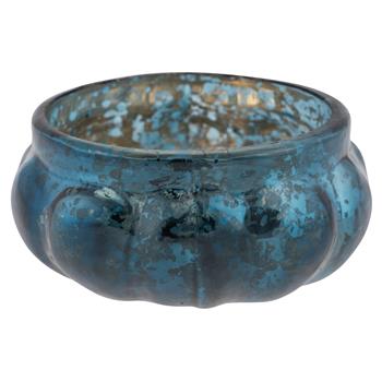 Karma Gifts Blue Mercury Glass Tea Light