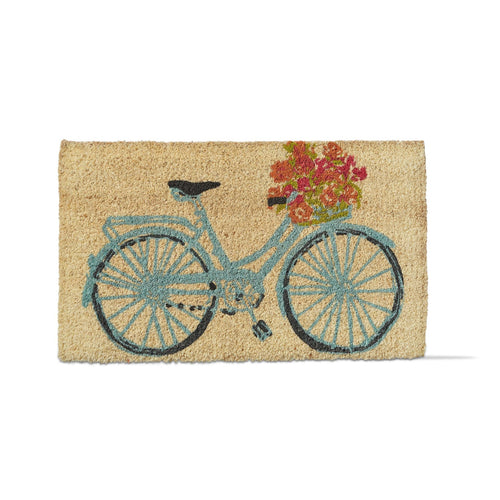 Tag Bicycle Blossom Coir Door Mat