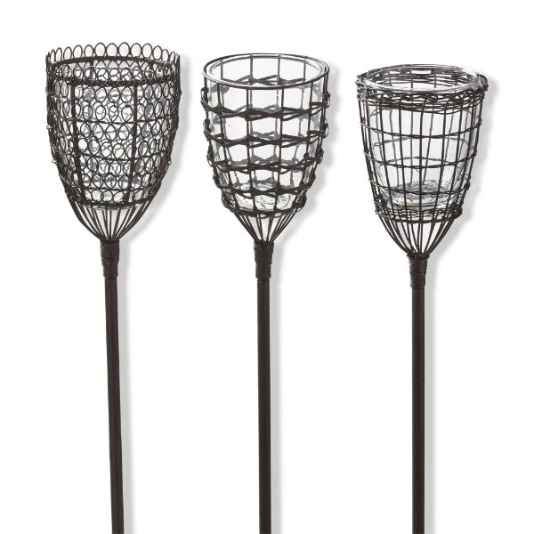 Tag Wire Garden Votive Stake