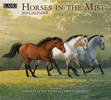 Load image into Gallery viewer, Lang 2024 Horses in the Mist Wall Calendar

