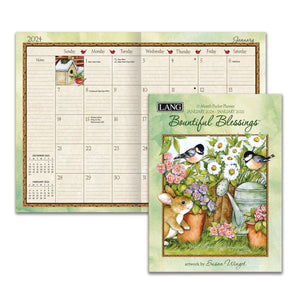 Lang 2024 Bountiful Blessings Monthly Pocket Planner