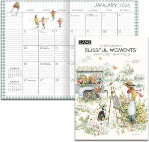 Lang 2025 Blissful Moments Monthly Planner