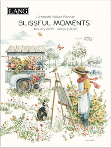 Lang 2025 Blissful Moments Monthly Pocket Planner