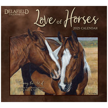 Load image into Gallery viewer, 2025 Delafield Love of Horses Calendar
