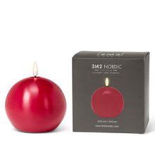 Load image into Gallery viewer, Abbott Luxlite Red Ball Candle
