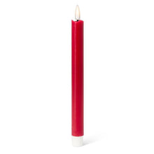 Load image into Gallery viewer, Abbott Luxlite LED Red Taper Candle Set
