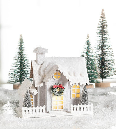 Abbott Snowy House with LED