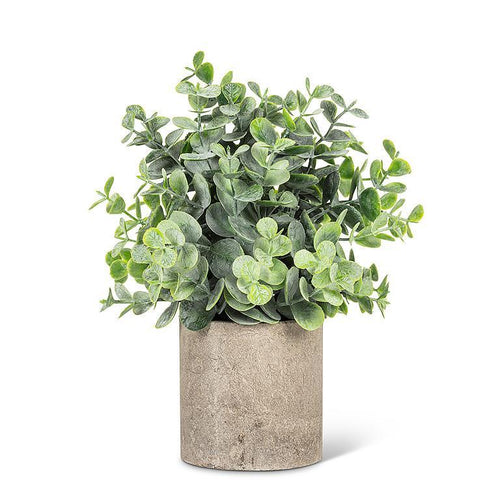 Abbott Wide Flocked Leaf Plant Pot