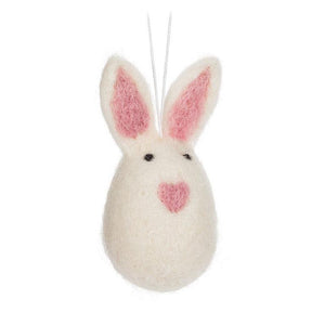 Abbott Egg-shaped Bunny Ornament