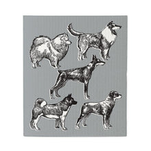 Load image into Gallery viewer, Abbott Dog Sketch Swedish Dishcloth Set
