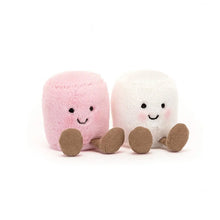 Load image into Gallery viewer, Jellycat Amuseable Pink &amp; White Marshmallows
