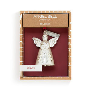 Peace Bell Angel Ornament