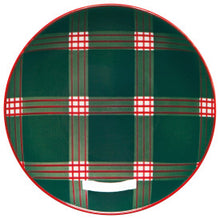 Load image into Gallery viewer, Danica Now Designs Holiday Plaid Appetizer Plate Set
