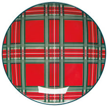 Load image into Gallery viewer, Danica Now Designs Holiday Plaid Appetizer Plate Set
