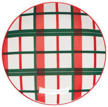 Load image into Gallery viewer, Danica Now Designs Holiday Plaid Appetizer Plate Set
