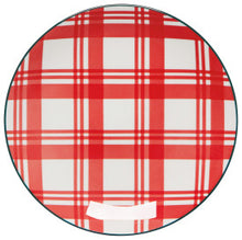 Load image into Gallery viewer, Danica Now Designs Holiday Plaid Appetizer Plate Set
