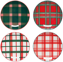 Load image into Gallery viewer, Danica Now Designs Holiday Plaid Appetizer Plate Set
