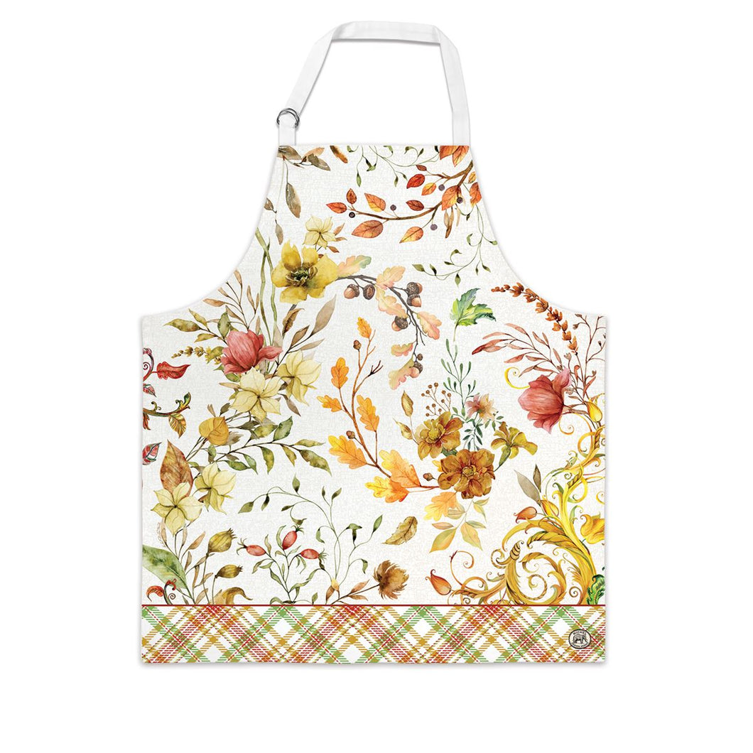 Michel Design Works Fall Leaves & Flowers Apron
