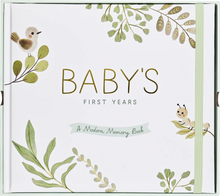Load image into Gallery viewer, Peter Pauper Press Baby&#39;s First Years - Modern Memory Book with Keepsake Box
