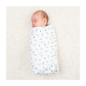 Lulujo Bunnies Swaddle Blanket