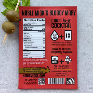 Noble Mick's Bloody Mary Cocktail Mix