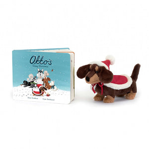 Jellycat Otto's Snowy Christmas Book