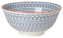Load image into Gallery viewer, Blue Cross Stamped Bowl
