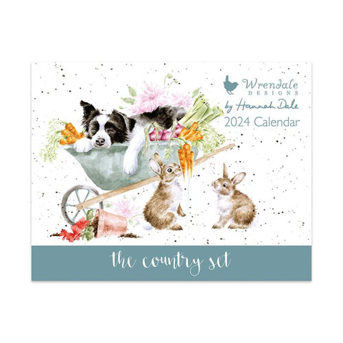 Wrendale Designs 2024 Country Set Country Animal Landscape Calendar