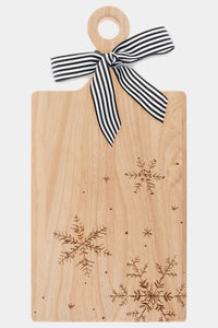 Karma Gifts Etched Snowflake Cutting Board