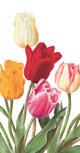 IHR Tulips White Guest Napkin