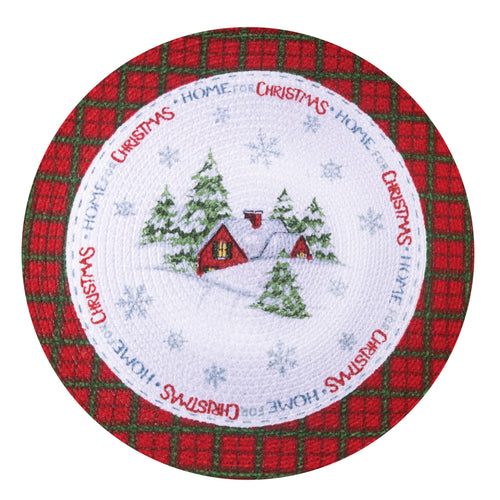 Kay Dee Designs Home for Christmas Braided Placemat