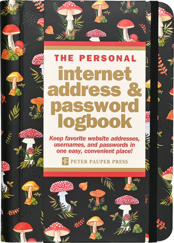 Peter Pauper Press Internet Address & Password Logbook