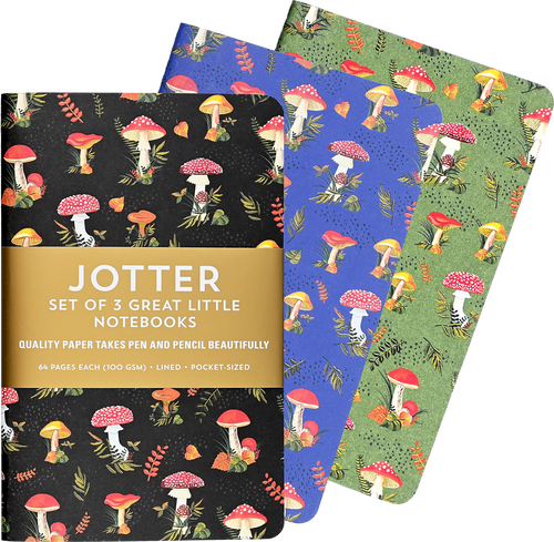 Peter Pauper Press Mushrooms Jotter Notebooks