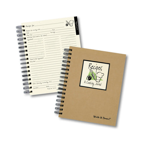 Write it Down Recipes A Cooking Journal