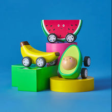 Load image into Gallery viewer, Fruit-Fun Pullback Cars
