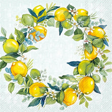 Load image into Gallery viewer, IHR Lemon Wreath Lunch Napkin
