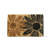 Load image into Gallery viewer, Tag Bee &amp; Sunflower Coir Mat
